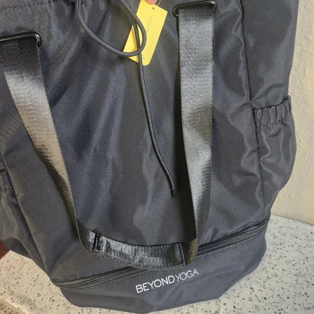 Beyond Yoga Black Backpack NWT